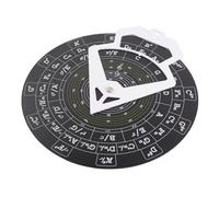 Roue d'apprentissage de la guitare 30 cm Tableau de référence avec notation du personnel et échelle des relations
