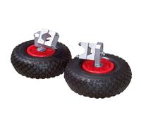 Roue d'appui pour brouette Kerbl Noir 25 cm