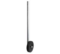 Roue d'appui réglable pour barrière de clôture Kerbl Noir 200 mm