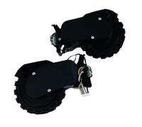 Roue d'aspirateur robot de rechange compatible avec MOVA pour P50 Ultra Z50 Ultra E40 Ultra modèles gauche droite pour un fonctionnement silencieux et fluide sur bois dur (roue gauche + droite)