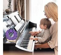 Roue d'd'outil de mélodie en d'aluminium, cercles de disque de théorie musicale de guitare des cinquièmes - Disque de théorie musicale pour guitare à roue d's avec support,Cercles de quintes faciles à