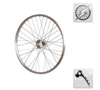 Roue de 20 pouces avec dynamo dans moyeu à serrage rapide ( Argent / 20" (0-21mm) )
