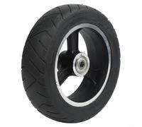 Roue de 6 pouces en caoutchouc plein 145 x 40 avec moyeu en plastique ou aluminium, 6 x 1,6 pneus de rechange pour scooter électrique et chariot à outils, antidérapant (moyeu en aluminium)