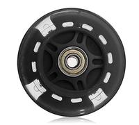 Roue de 80 mm avec 2 roulements à billes Abed-7 pour mini micro scooter, noir