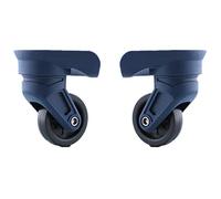 Roue de bagage de remplacement, remplacement de roues de bagage, roue muette de bagage pivotante à 360 degrés, remplacement de valise, roues de réparation, pièces Spinner(Size:Rose Pink)(Deep Blue)