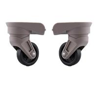 Roue de bagage de remplacement, remplacement de roues de bagage, roue muette de bagage pivotante à 360 degrés, remplacement de valise, roues de réparation, pièces Spinner(Size:Rose Pink)(Gray)