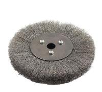 Roue de brosse en fil d'acier for meuleuse d'établi, ébavurage, nettoyage, polissage, plusieurs tailles(0.2*200*32MM)