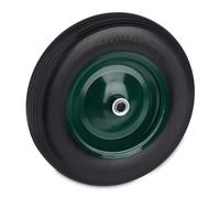 Roue de brouette pneu increvable jante en acier 120 kg 38,5 cm roue robuste