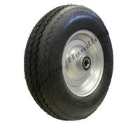 roue de brouette robuste, 6ply, 400-8 16", 25mm roulements à billes