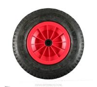 Roue de brouette sackkarrenrad 15'en plastique rouge