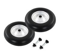 Kruiwagenwielen met assen 4,00-8 390 mm massief PU 2 st142979