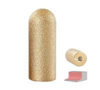 Roue de broyage du doigt en diamant, bit de broyage sec rond de 20 mm / 30 mm, outil de mise en forme de pierre pour agrandir le trou de la porcelaine (20mm 100mesh)