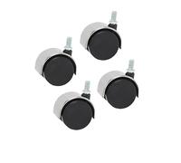 Roue de chaise pivotante de 2 pouces en acier inoxydable, roulette universelle de bureau, glissière d'ordinateur Super 4 pièces/lot