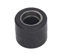 Roue de charge pour chariot élévateur, 80 x 70 mm, en acier inoxydable et caoutchouc, sans rayures - pièce de rechange pour roulement 6204 ; pneu pour transpalette avec caoutchouc