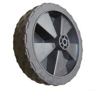 Roue de chariot de camping, 16,5 cm, en plastique PP avec motif antidérapant, capacité de charge de 150 kg pour chariots d'extérieur et chariots pliants