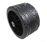 Roue de chariot en polypropylène 16,5 cm Charge 200 kg Silencieux | Charge maximale de 200 kg, fonctionnement silencieux, motif antidérapant, haute résistance aux températures