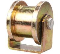 Roue de chenille, roue à rainure, roulette rigide robuste, poulie type H, directionnelle