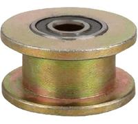 Roue de chenille, roue à rouleaux roulement robuste, poulie rainure type H, roulette rigide en acier, 1 pièce(60mm/2.4in)