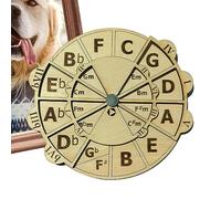 Roue de codage pour musiciens - DeWheel Music Wheel - Multi-usage pour les amateurs de musique et les musiciens - Roue d' pour la musique polie - Outil pratique pour écouter de la musique - Son