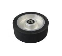 Roue de contact en caoutchouc for surface plane 150 x 50 mm, 6 x 2 pouces. Jeu de bandes abrasives for meuleuse à bande(6201 installed 12)
