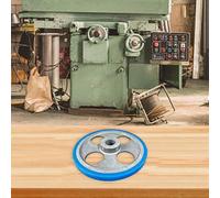 Roue de convoyage de rechange pour machine d'emballage avec bande de roulement en silicone et centre en métal compatible avec les ensembles d'alimentation et de transport courants (200 x 25 x 15 mm)