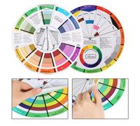 Roue de couleur professionnelle pour la recherche de combinaisons de couleurs, guide de mélange