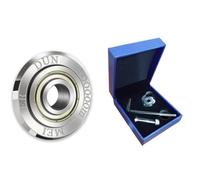 Roue de coupe de roulement, tête de poussée de carrelage en carbure cémenté pour verre émaillé de 5 à 15 mm, outil manuel de coupe d'angle linéaire argenté 24 x 6 x 6 mm