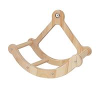 Roue de course en bois pour oiseaux, perchoir créatif moineau, 23,5 x 19,5 x 12 cm, support de balançoire de sport en bois pour calopsittes, aras, perruches, bateau de pirate en bois massif robuste