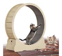 Roue de course pour chat - Exerciseur d'intérieur pour contrôler le poids et réduire l'ennui, frein de sécurité et faible bruit, idéal pour les chats et les petits chiens, design durable pour animaux