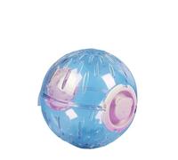 Roue de course pour hamster - Balle de course non coincée - Jouet transparent - Ours doré - Balle de course spéciale (rose, M)