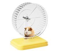 Roue de course pour hamster - Double roulement silencieux - Jouet d'exercice pour petit animal - Roue d'entraînement silencieuse - Accessoire de cage durable pour les activités quotidiennes des