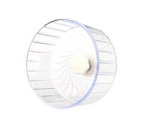Roue de course pour hamster - Roue d'exercice silencieuse en PP de 5,51 pouces - Roue pour cage pour animaux de compagnie avec double roulement - Exercices rotatifs doux avec design