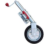 Roue de cric de remorque - Support pivotant robuste pour jockey pliable, capacité de charge de 900 kg, idéal pour remorquage de bateau, caravane, camping-car