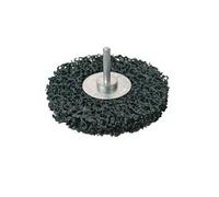 roue de decapage sur tige disque abrasif 100 mm pour perceuse -