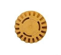 Roue de dégommage en caoutchouc pour perceuse électrique 100 mm x 20 mm avec adaptateur de tige de 6 mm pour décapage, décalcomanie, retrait de film sur voitures ou motos