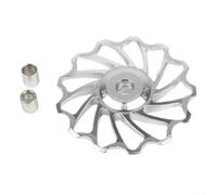 Roue de dérailleur arrière fiable 1113T en alliage d'aluminium pour une expérience de conduite fluide (11T noir)