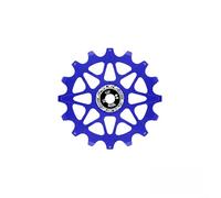 Roue de dérailleur de vélo en alliage d'aluminium avec roulements lisses pour VTT, vélo de route, rouleau de guidage usiné CNC, en orange, noir, violet, rouge, rose, tailles disponibles 10T, 12T, 14T