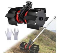 Roue de Désherbage Multifonctions pour Débroussailleuse, Accessoire Jardin Acier Haute Résistance, Tête de Désherbage Universelle Anti-Mauvaises Herbes pour Ameublir la Terre et Désherber