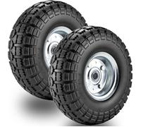 Roue de diable 2 pcs Caoutchouc 4.10/3.50-4 (260 x 83 mm)