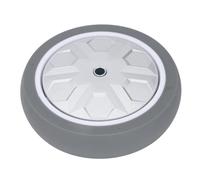 Roue de diable 8 pouces, capacité de charge de 300kg, roulette de remplacement en caoutchouc solide TPR silencieuse