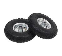 Roue de diable - vidaXL - 2 pcs - Caoutchouc - 260 x 83 mm - Résistant à la perforation