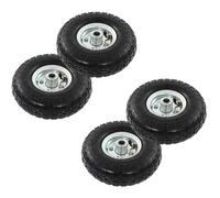 Roue de diable - - 4 pcs - Caoutchouc increvable - 260 x 83 mm - Charge 100 kg