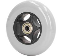 Roue de fauteuil roulant 4in Rubber Low Noise Walker Caster Replacement Part for Rollator Gray