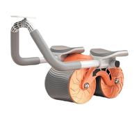 Roue de fitness - Roue d'exercice abdominale, antidérapante à double prise | Ultra large Ab Roller Core Entraînement avec poignées ergonomiques, genouillères, équipement de fitness pour homme et femme