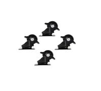 Roue de frein 4 pièces/lot 2 pouces, roulette à centre de gravité bas, machine industrielle silencieuse et résistante à l'usure