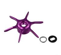 Roue de frein étoile en aluminium 65 g pour Abu pour Garcia Aluminium | 65 mm de diamètre, poids de 6,5 g, alliage d'aluminium, convient pour la série ABU Max, contrôle de freinage fluide