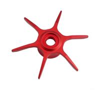 Roue de frein étoile en aluminium 65 g pour Abu pour Garcia Aluminium (main | 65 mm de diamètre, poids de 6,5 g, alliage d'aluminium, convient pour la série ABU Max, contrôle de freinage fluide