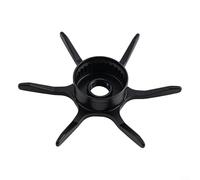 Roue de frein étoile en aluminium 65 g pour Abu pour Garcia Aluminium (noir | 65 mm de diamètre, poids de 6,5 g, alliage d'aluminium, convient pour la série ABU Max, contrôle de freinage fluide
