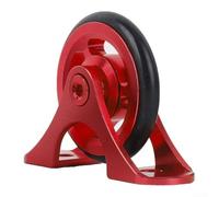 Roue de garde-boue pliable pour vélo Brompton et pour 360 vélos en alliage d'aluminium anodisé léger (argenté)