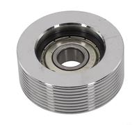 Roue de gaufrage pour machine à sceller continue, roue d'estampage de rechange pour scellant de courroie FR1000 FR900, matrice de joint en métal lisse et rayé (roue rayée)